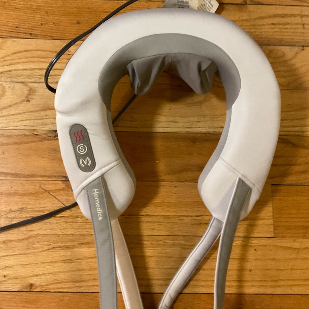 Homedics White and Gray Neck Massager